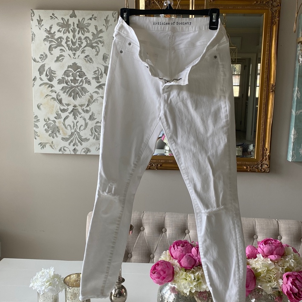 Articles of Society white jeans - super soft! EUC